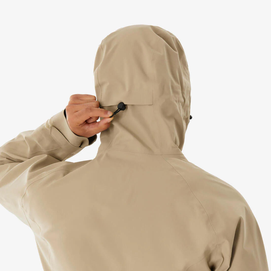 Chamarra de senderismo en montaña impermeable beige para hombre MH500 - Image 10