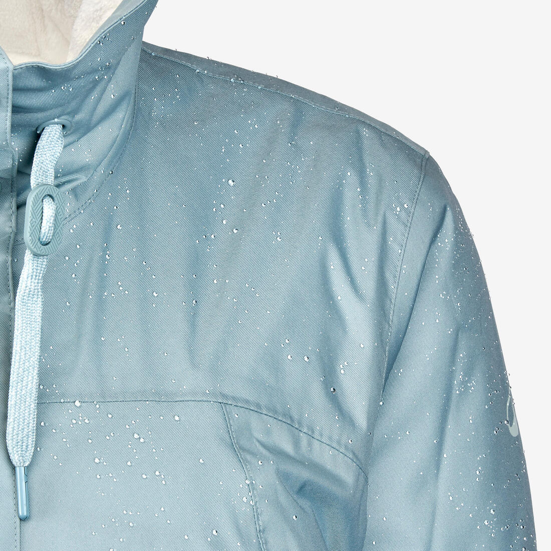 Chamarra de senderismo impermeable hasta -10 °C negra para mujer NH500 - Image 6