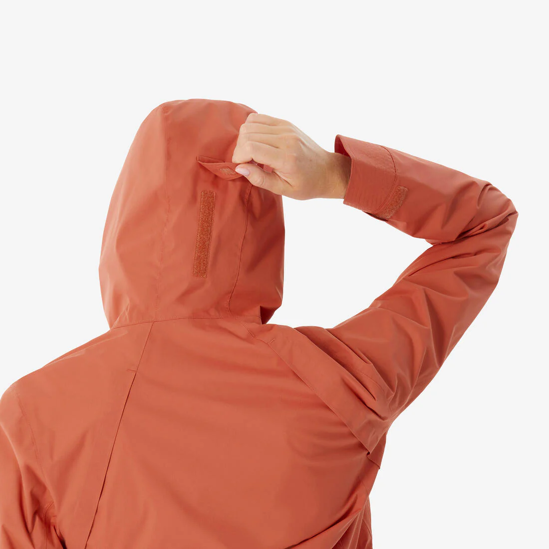 Chamarra de senderismo impermeable negra para mujer NH500 - Image 33