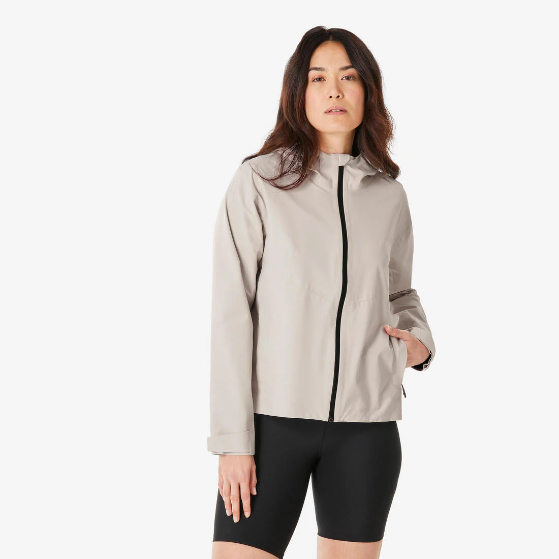 Chamarra de senderismo impermeable para mujer MH100 - Image 3