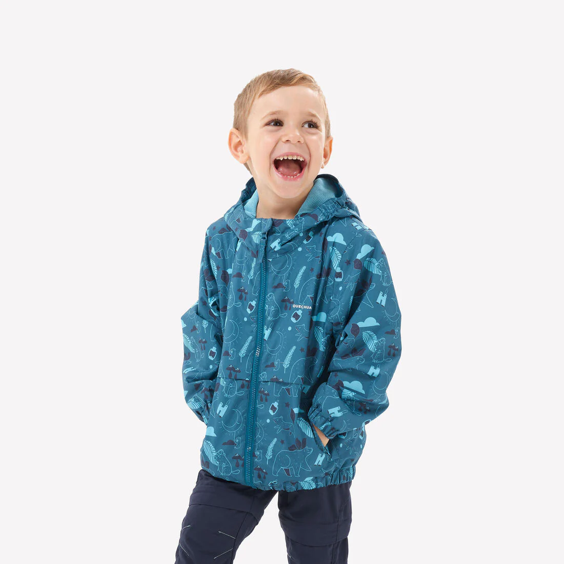 Chamarra de senderismo impermeable para niños de 2 a 6 años MH500
