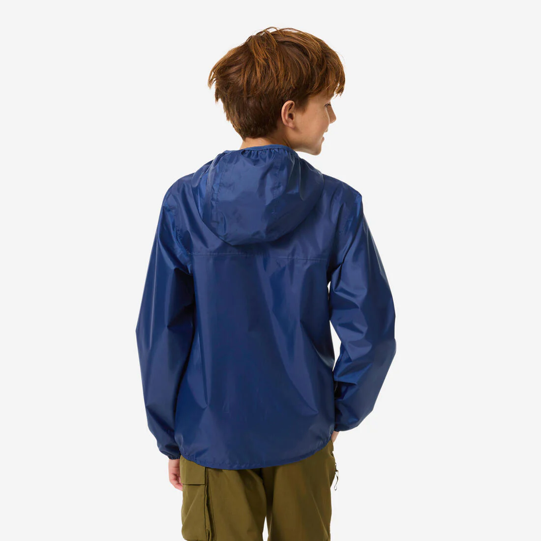 Chamarra de senderismo impermeable azul para niños de 7 a 15 años MH500 - Image 8