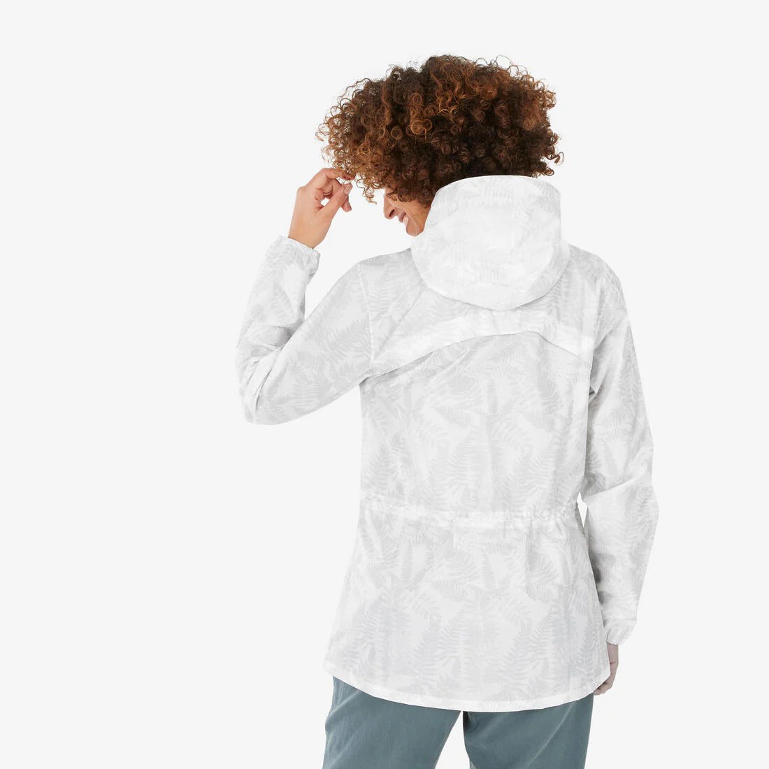 Chamarra de senderismo impermeable, rompevientos y perlante para mujer Raincut - Image 5