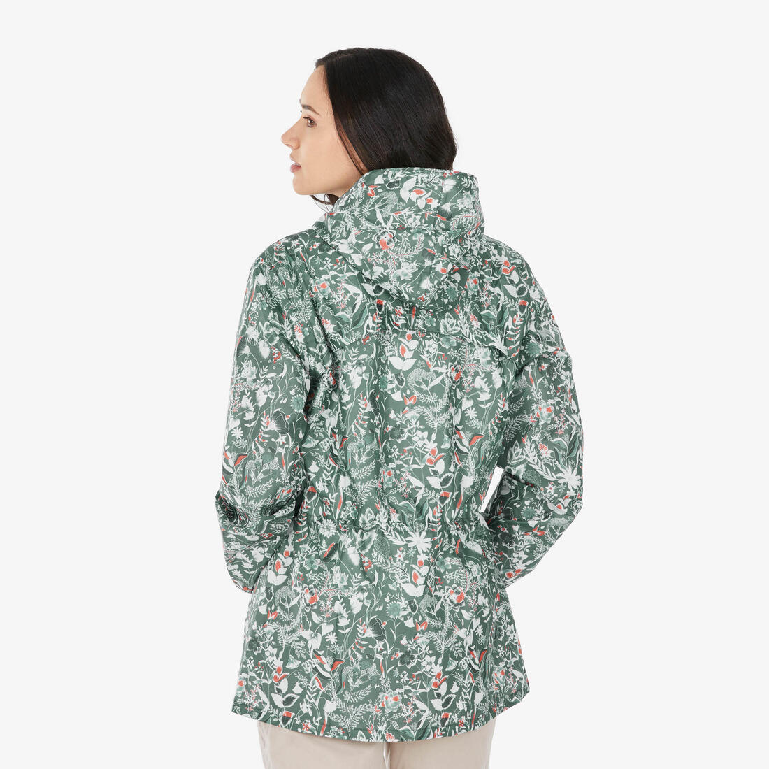 Chamarra de senderismo impermeable, rompevientos y perlante para mujer Raincut - Image 7