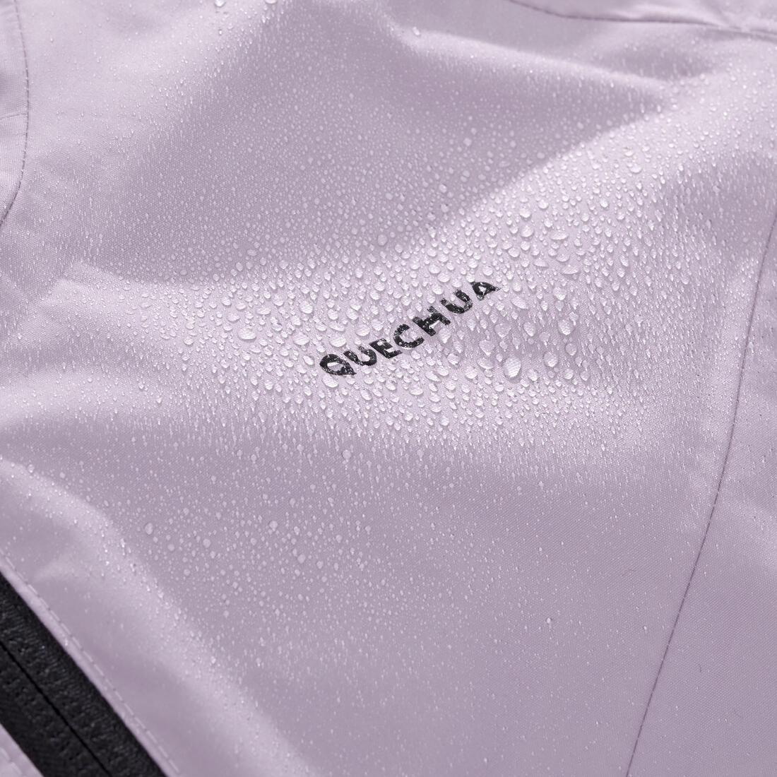 Chamarra de senderismo impermeable violeta para niños de 7 a 15 años MH500 - Image 3