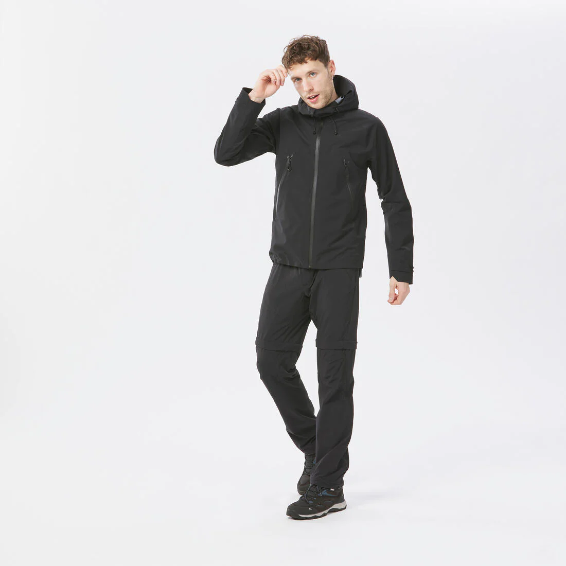 Chamarra de senderismo ligera e impermeable para hombre MH500 - Image 3