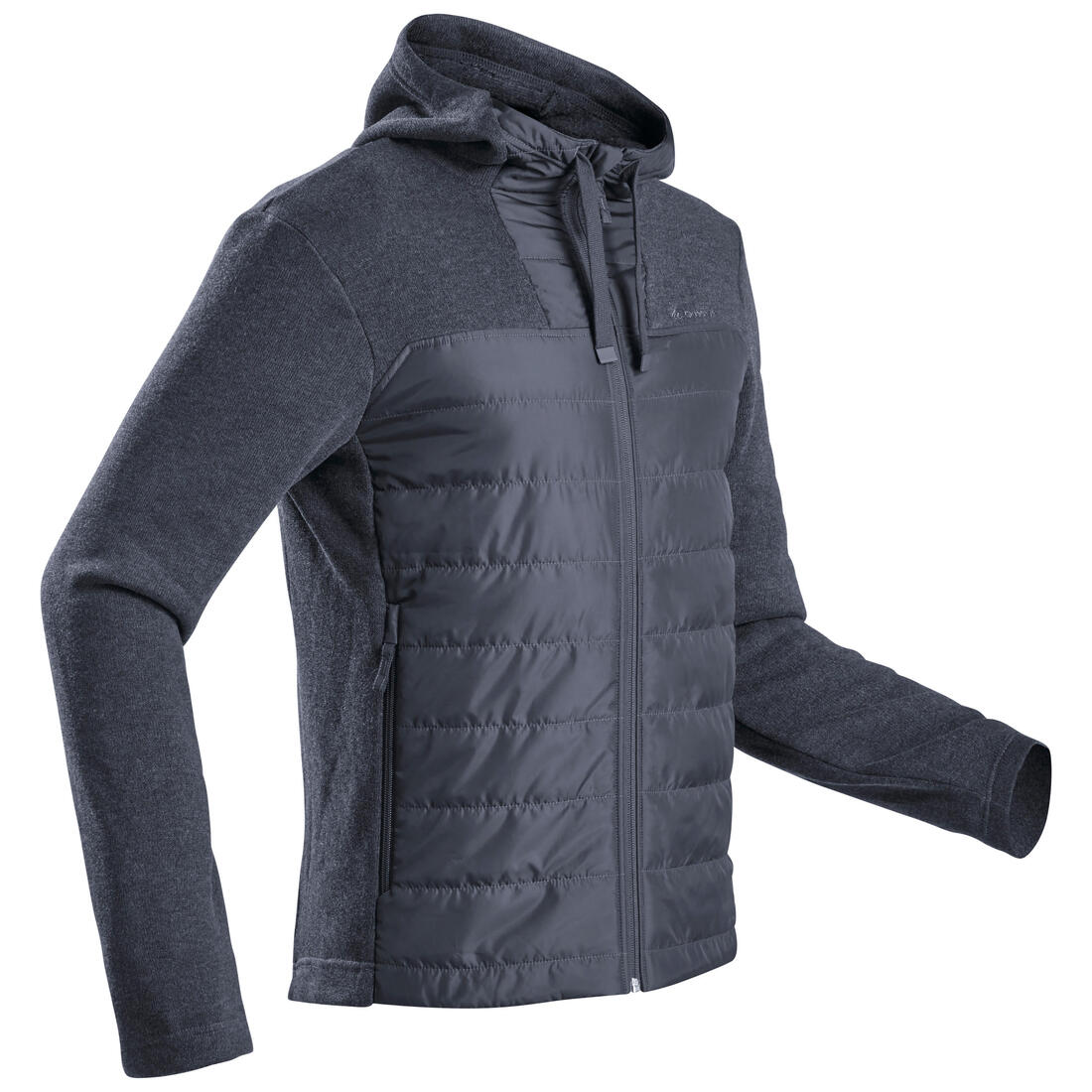 Chamarra de senderismo ligera y con capucha para hombre NH100 Hybride