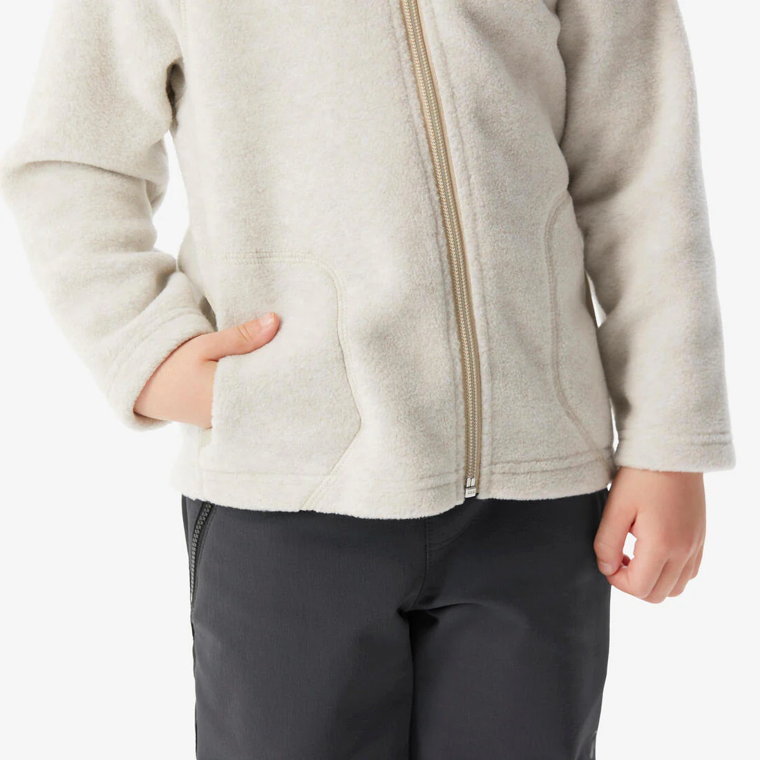 Chamarra de senderismo polar beige para niños de 2 a 6 años MH100 - Image 18