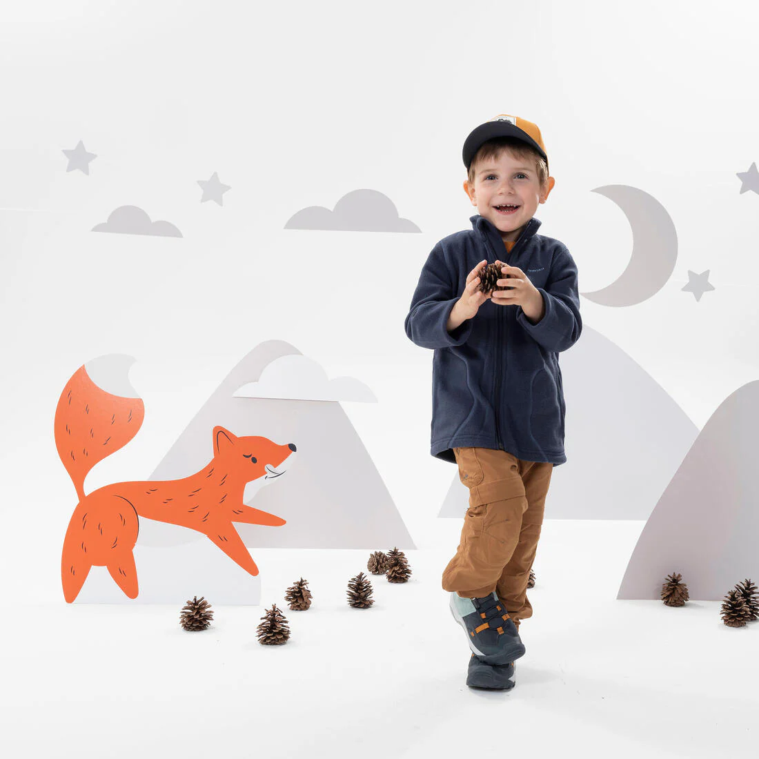 Chamarra de senderismo polar beige para niños de 2 a 6 años MH100 - Image 28