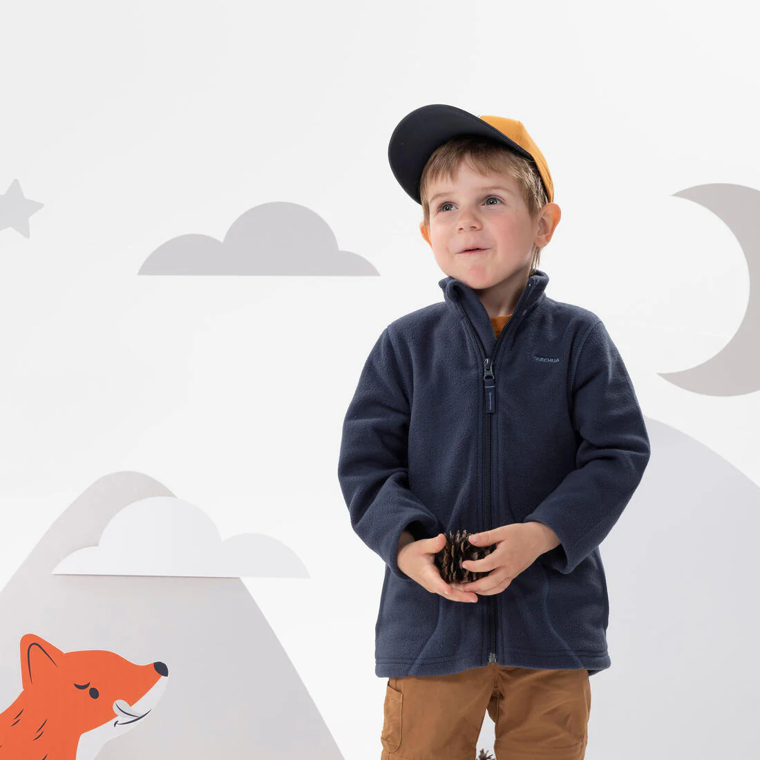 Chamarra de senderismo polar beige para niños de 2 a 6 años MH100 - Image 30