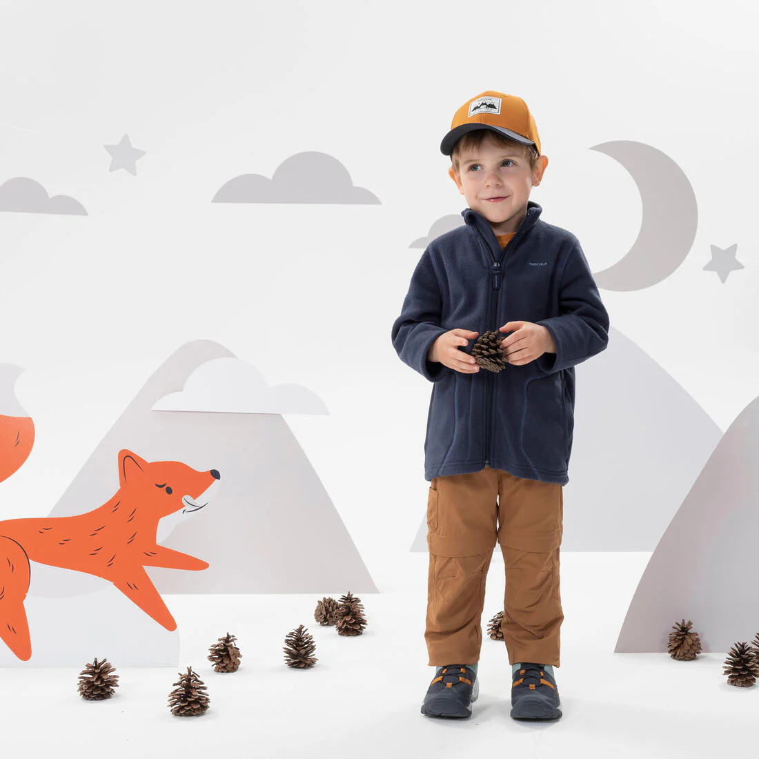 Chamarra de senderismo polar beige para niños de 2 a 6 años MH100 - Image 32