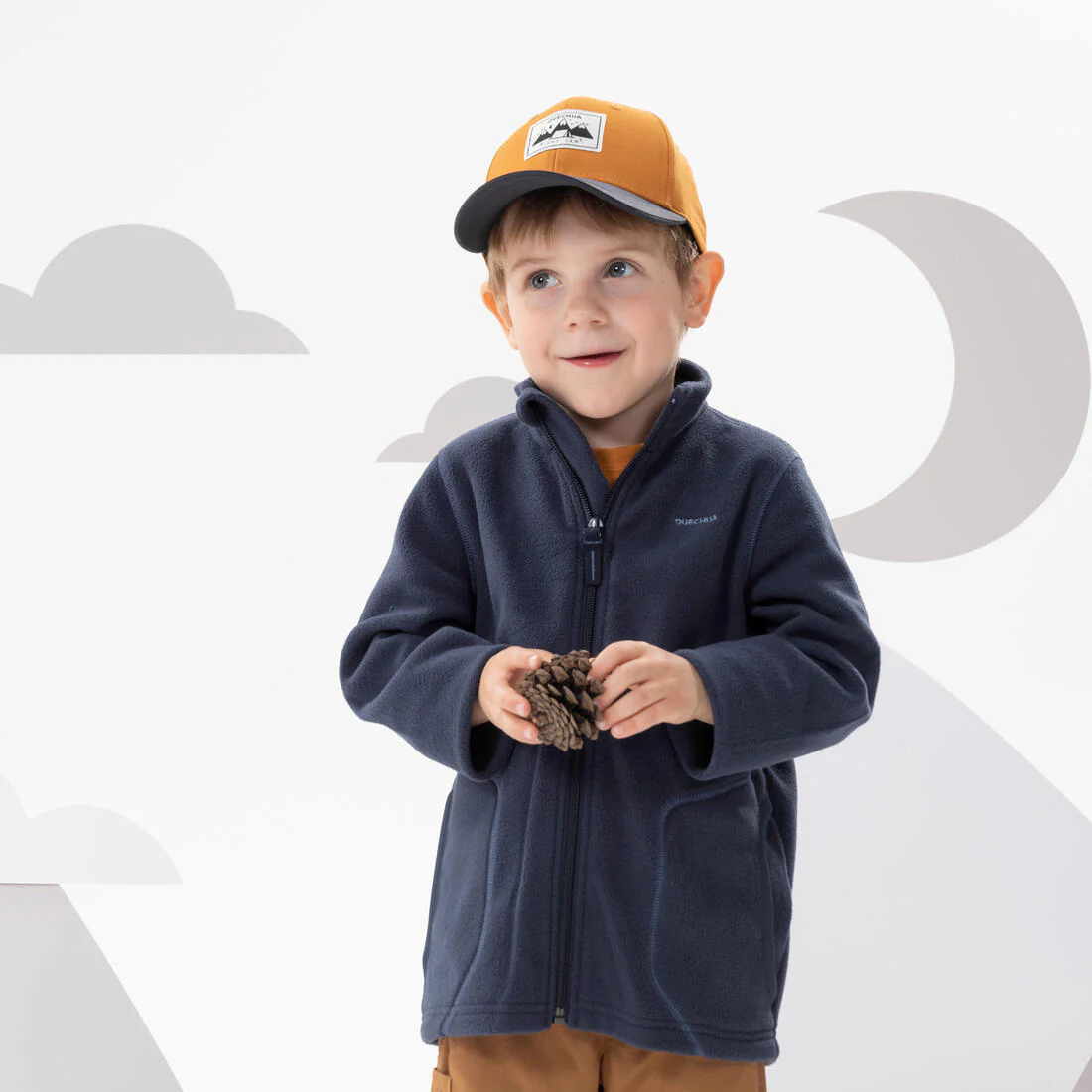 Chamarra de senderismo polar beige para niños de 2 a 6 años MH100 - Image 34