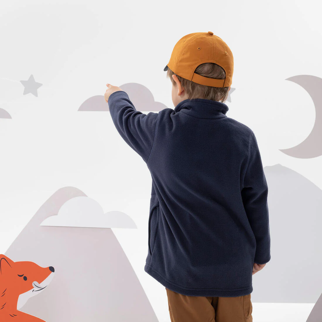 Chamarra de senderismo polar beige para niños de 2 a 6 años MH100 - Image 43