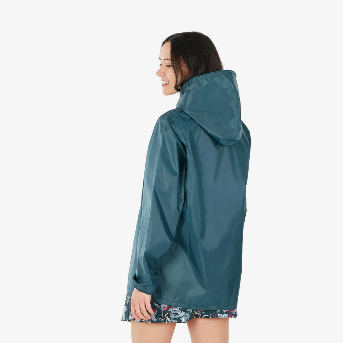 Chamarra de senderismo rompevientos y perlante para mujer Raincut - Image 3