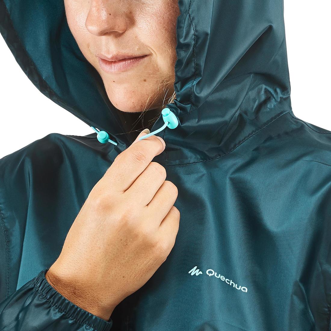 Chamarra de senderismo rompevientos y perlante para mujer Raincut - Image 5
