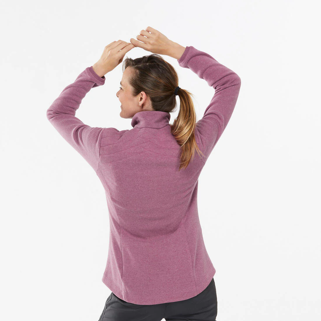 Chamarra de senderismo rosa para mujer NH150 - Image 3