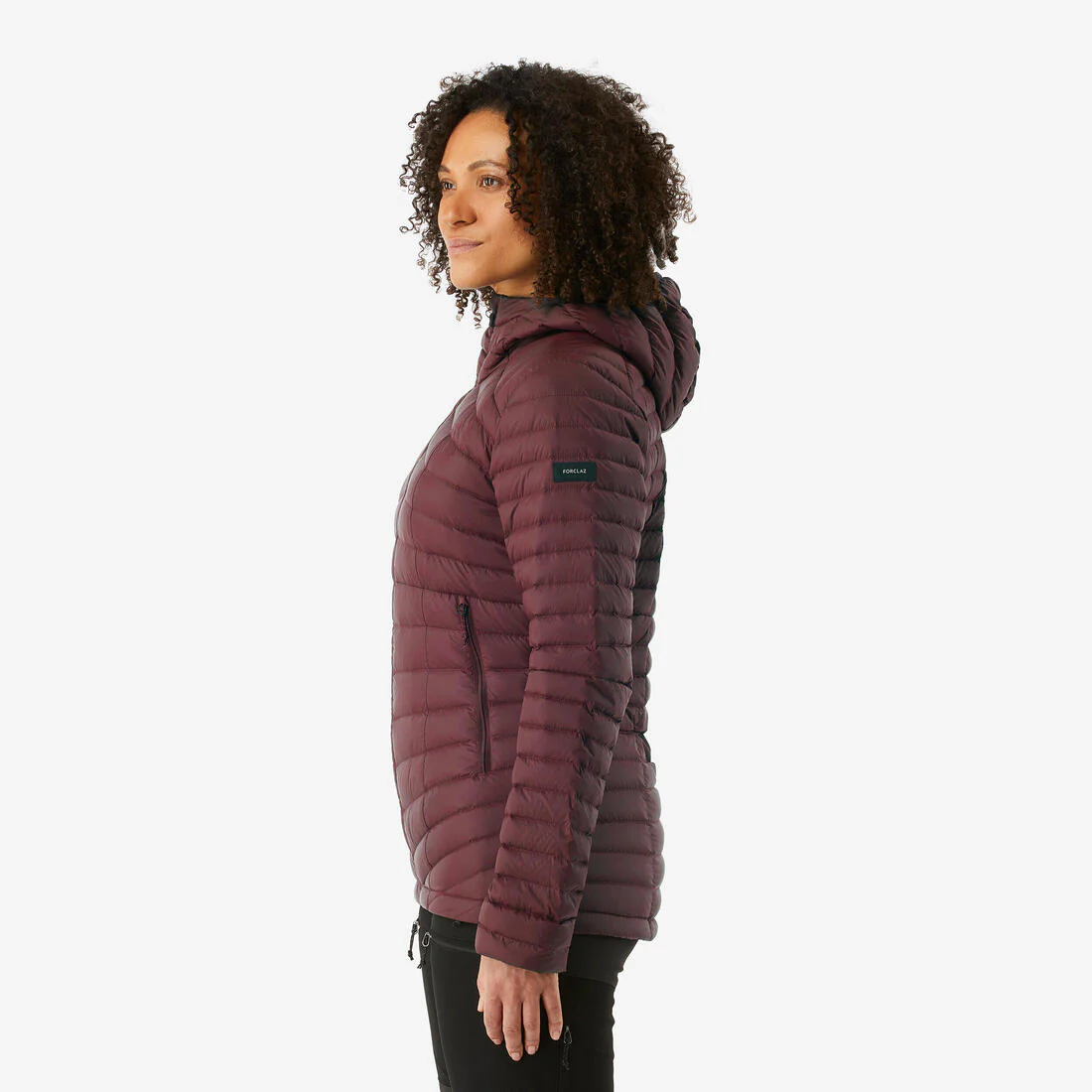 Chamarra de trekking con capucha de plumón hasta -5 °C para mujer MT100 - Image 12