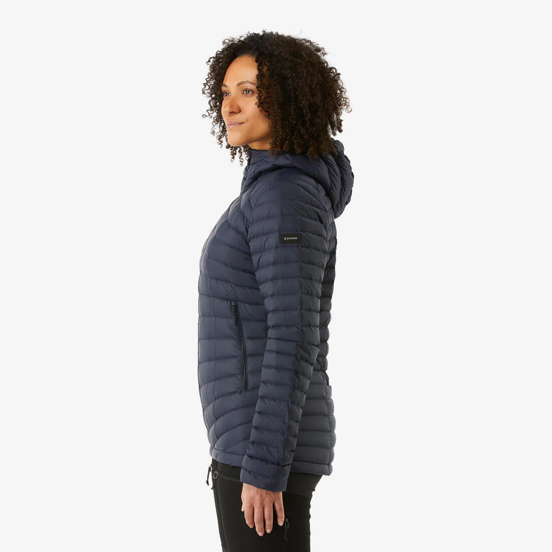 Chamarra de trekking con capucha de plumón hasta -5 °C para mujer MT100 - Image 14