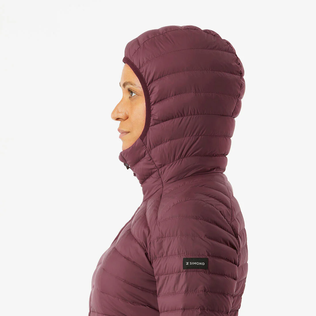 Chamarra de trekking con capucha de plumón hasta -5 °C para mujer MT100 - Image 5