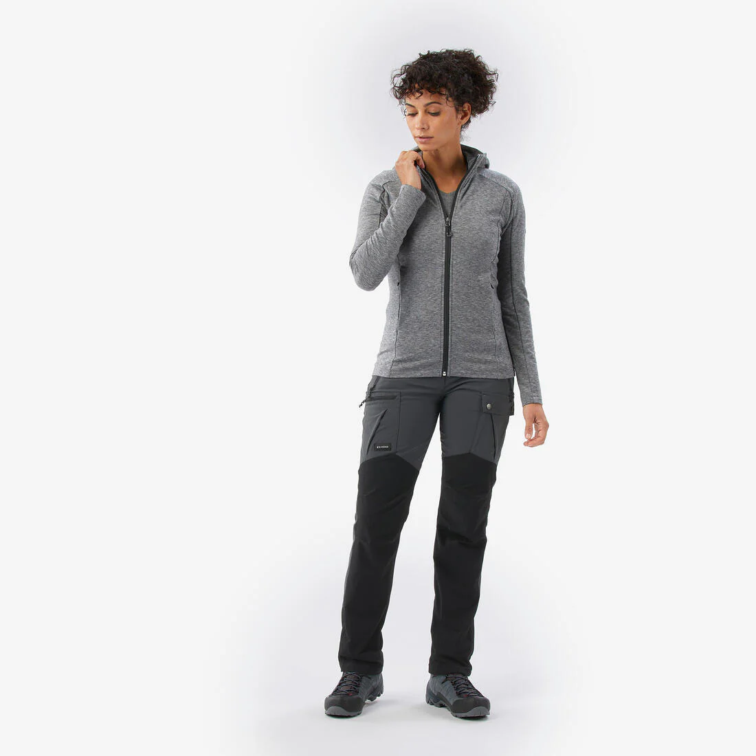 Chamarra de trekking de lana merina y lyocell para mujer Merino Fresh - Image 2