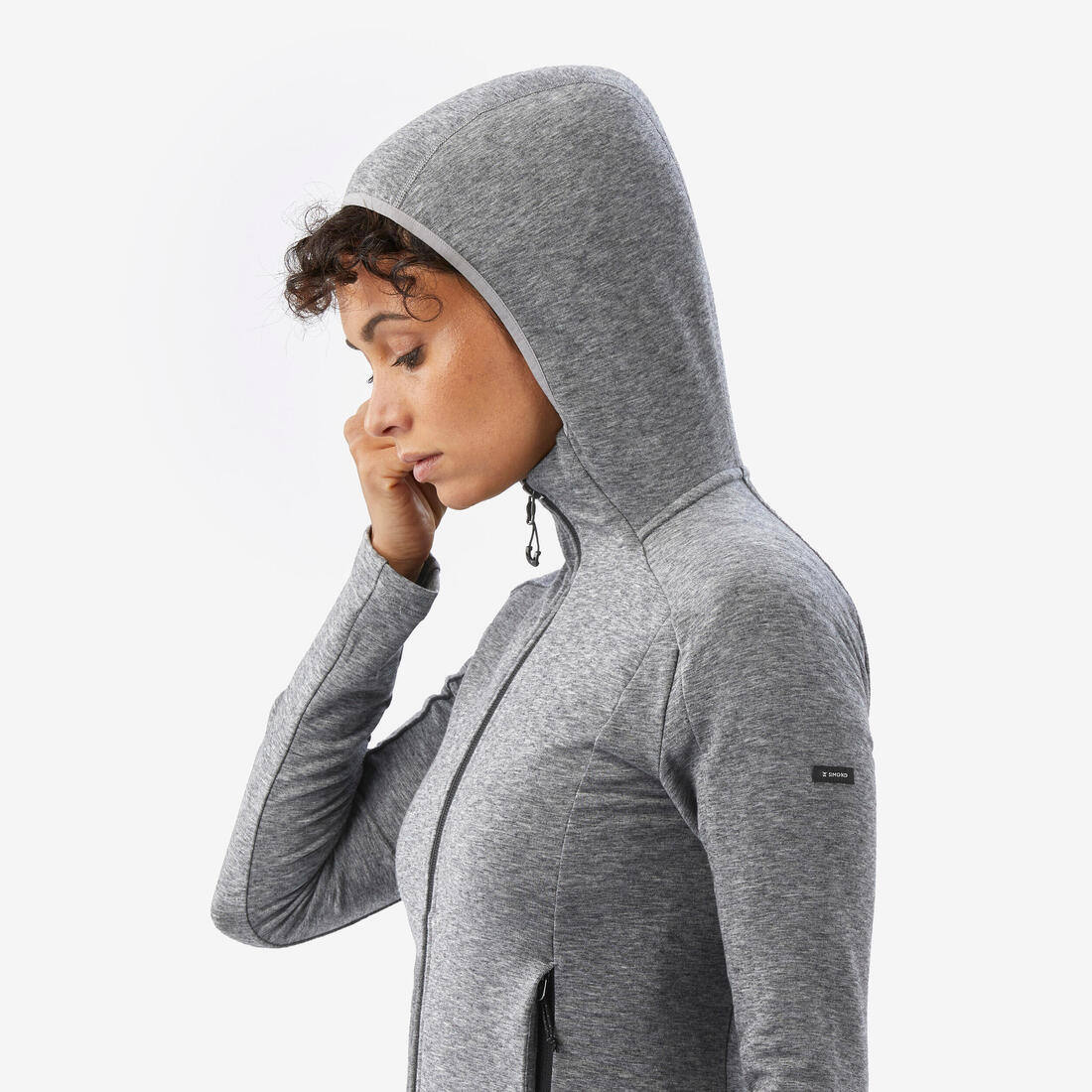 Chamarra de trekking de lana merina y lyocell para mujer Merino Fresh - Image 3