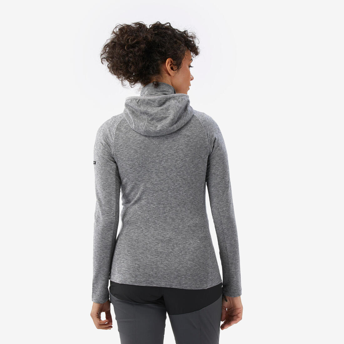 Chamarra de trekking de lana merina y lyocell para mujer Merino Fresh - Image 4