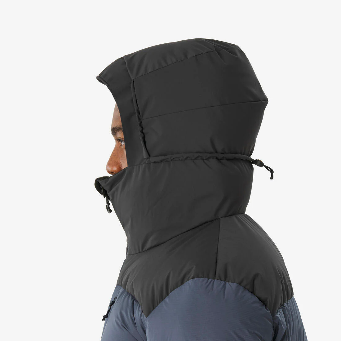 Chamarra de trekking de plumón con capucha hasta -20 °C gris para hombre MT900 - Image 4