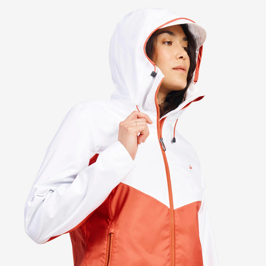 Chamarra de vela impermeable para lluvia gris con para mujer Sailing 100 - Image 29