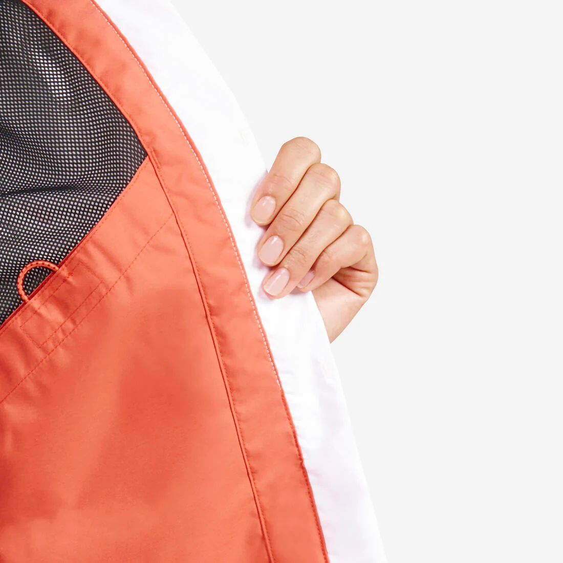 Chamarra de vela impermeable para lluvia gris con para mujer Sailing 100 - Image 42