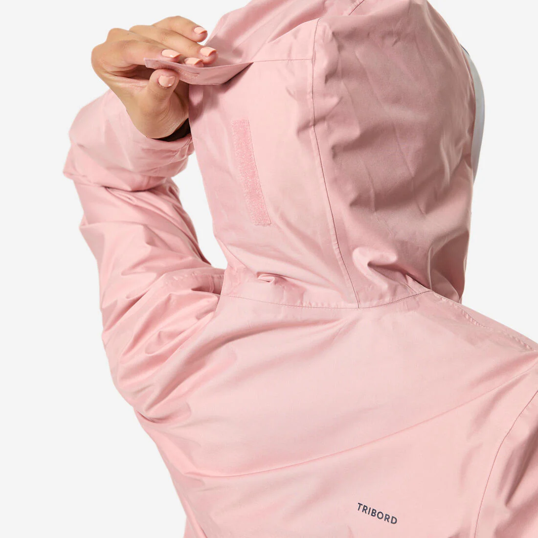 Chamarra de vela impermeable para lluvia gris con para mujer Sailing 100 - Image 48