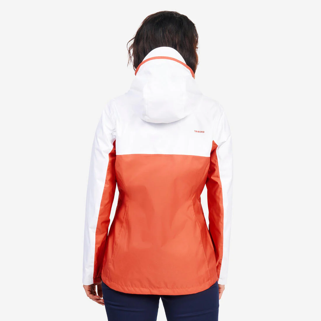 Chamarra de vela impermeable para lluvia gris con para mujer Sailing 100 - Image 8