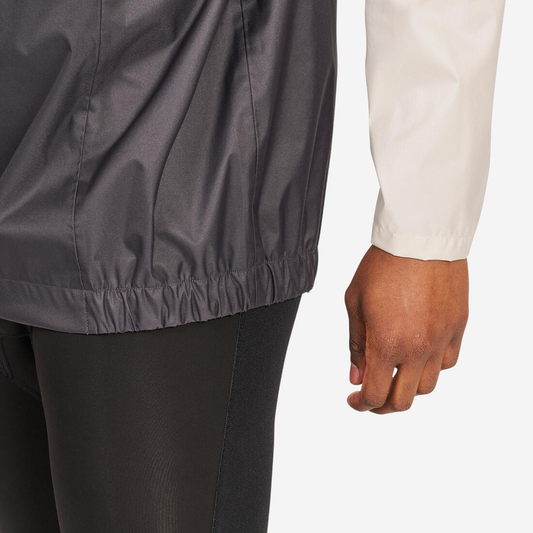 Chamarra de vela y kayak rompevientos beige con gris para adulto 100 - Image 15