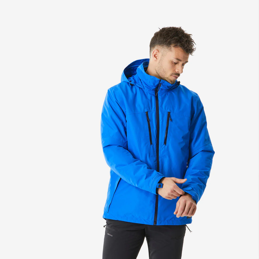 Chamarra Impermeable 3en1 para Hombre - Trekking y Viaje - TRAVEL 500 -10 °C - Image 13