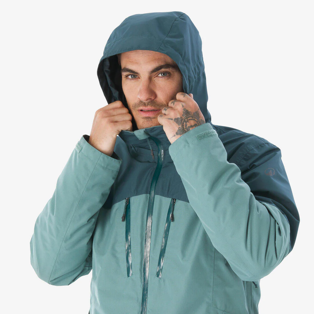 Chamarra Impermeable 3en1 para Hombre - Trekking y Viaje - TRAVEL 500 -10 °C - Image 35