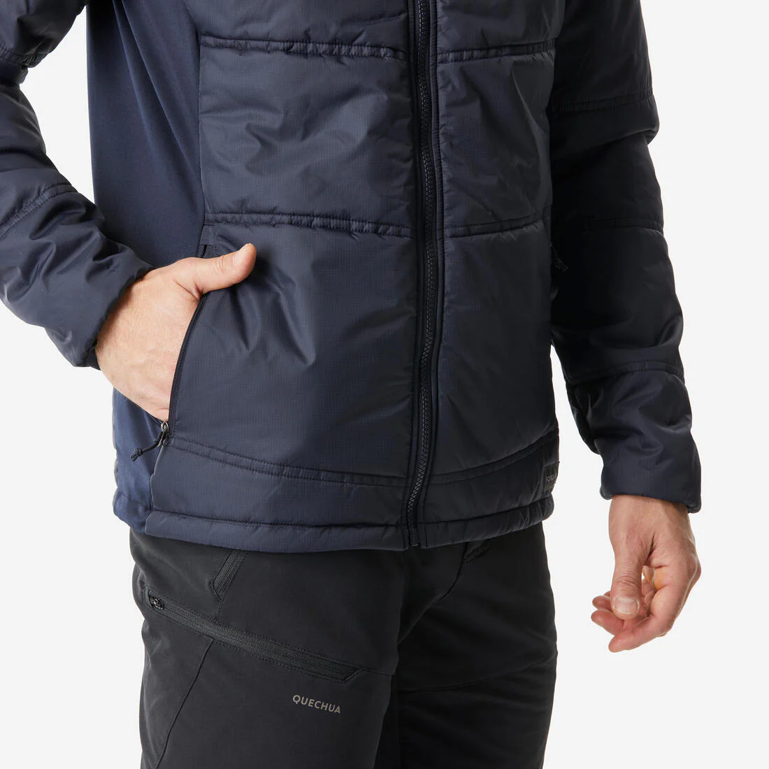 Chamarra Impermeable 3en1 para Hombre - Trekking y Viaje - TRAVEL 500 -10 °C - Image 37