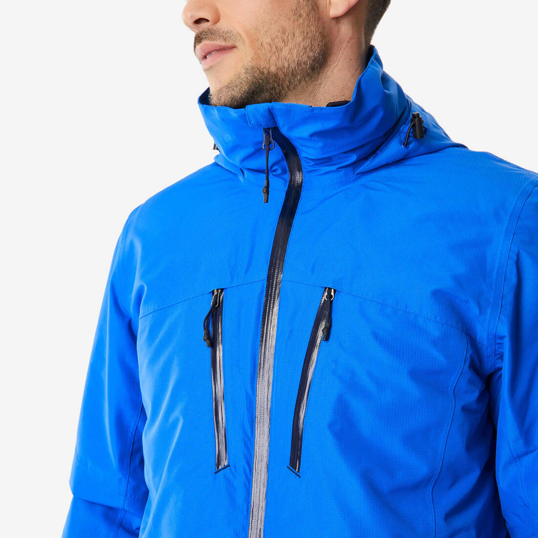Chamarra Impermeable 3en1 para Hombre - Trekking y Viaje - TRAVEL 500 -10 °C - Image 9