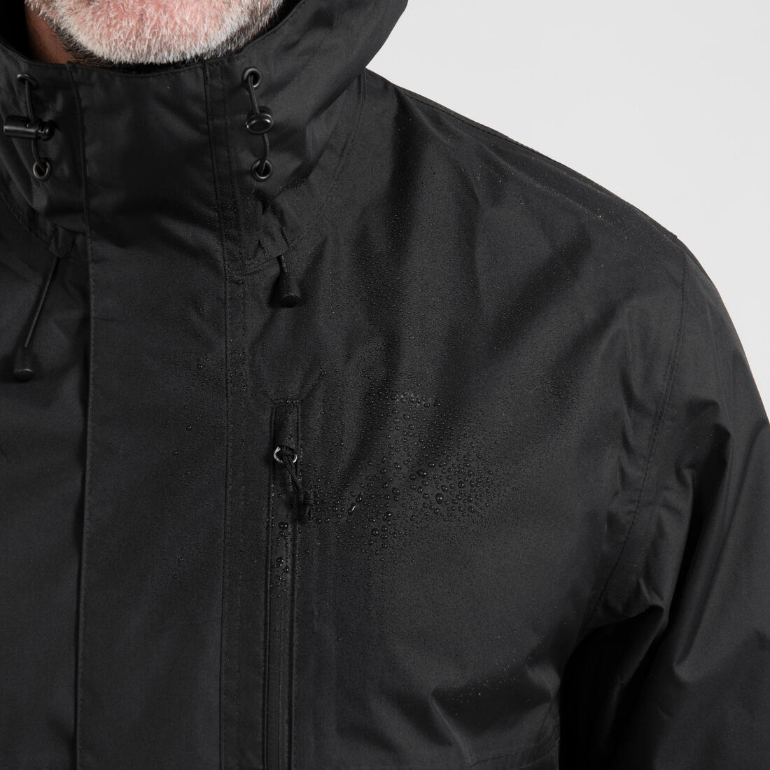 Chamarra impermeable beige y de senderismo para hombre NH500 - Image 10