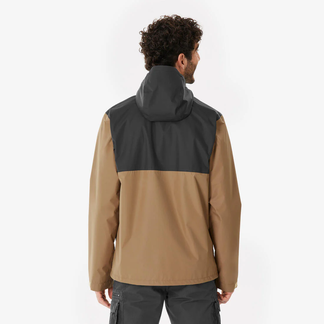 Chamarra impermeable beige y de senderismo para hombre NH500 - Image 14
