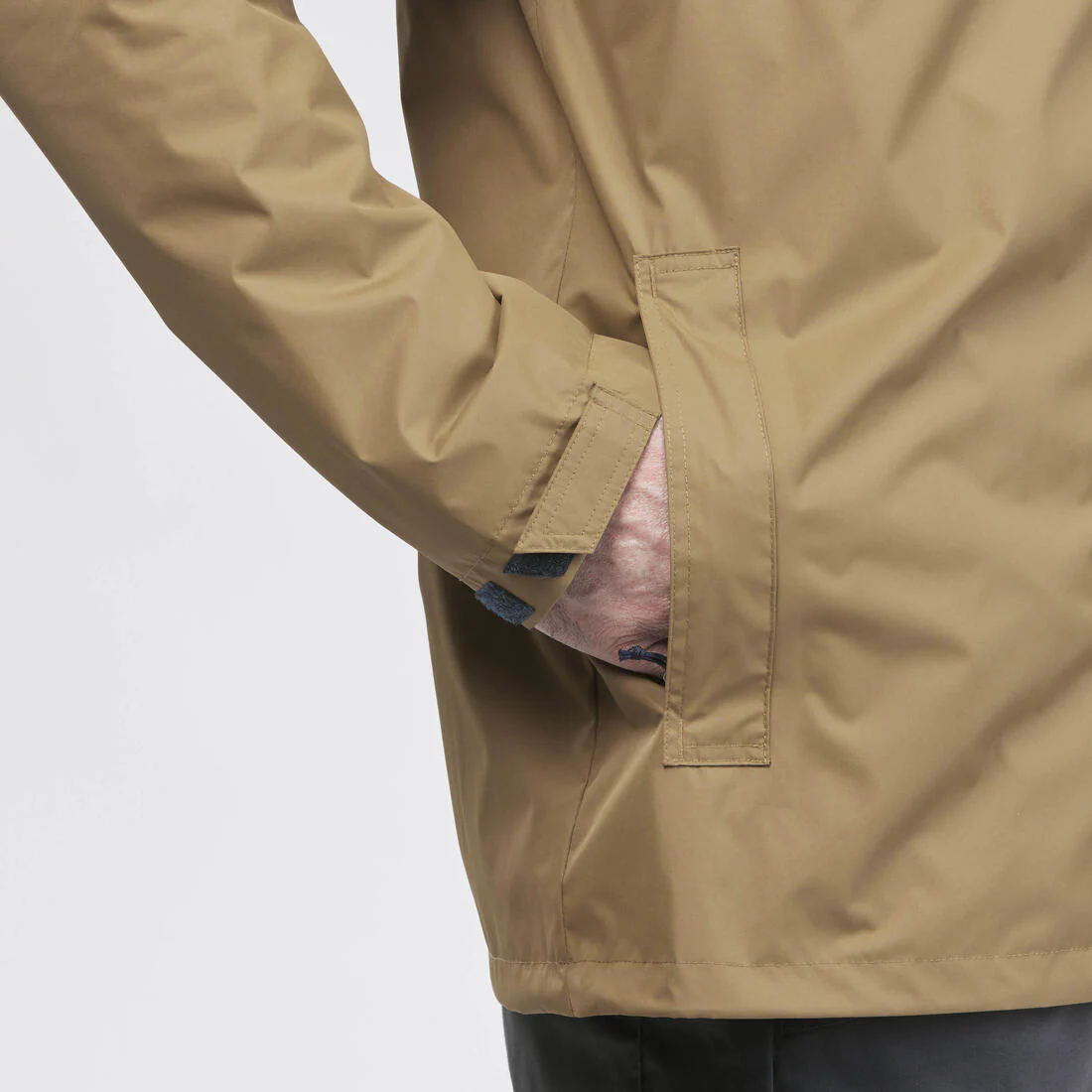 Chamarra impermeable beige y de senderismo para hombre NH500 - Image 26