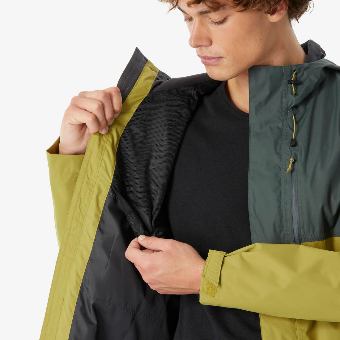 Chamarra impermeable beige y de senderismo para hombre NH500 - Image 28