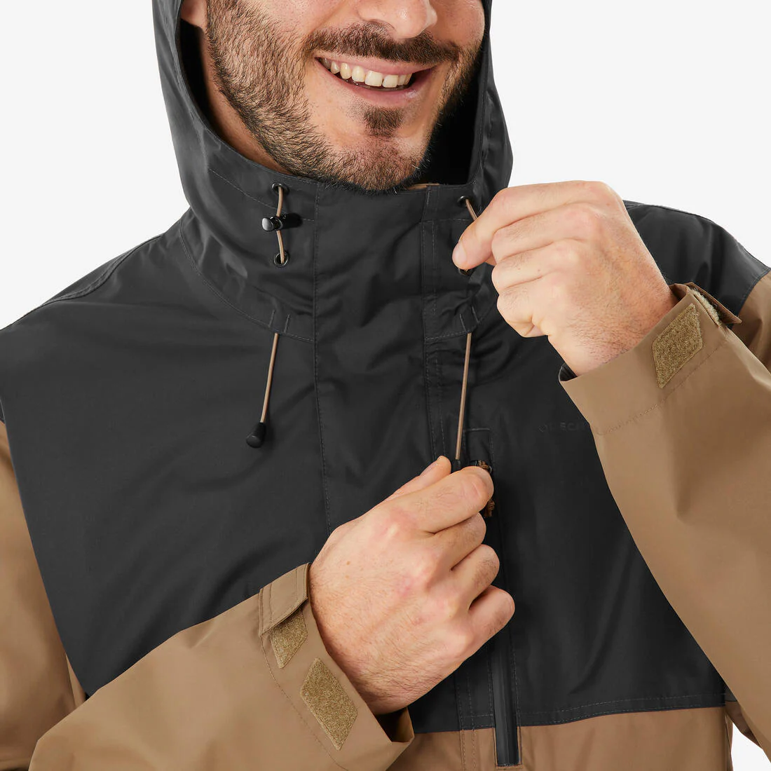 Chamarra impermeable beige y de senderismo para hombre NH500 - Image 35