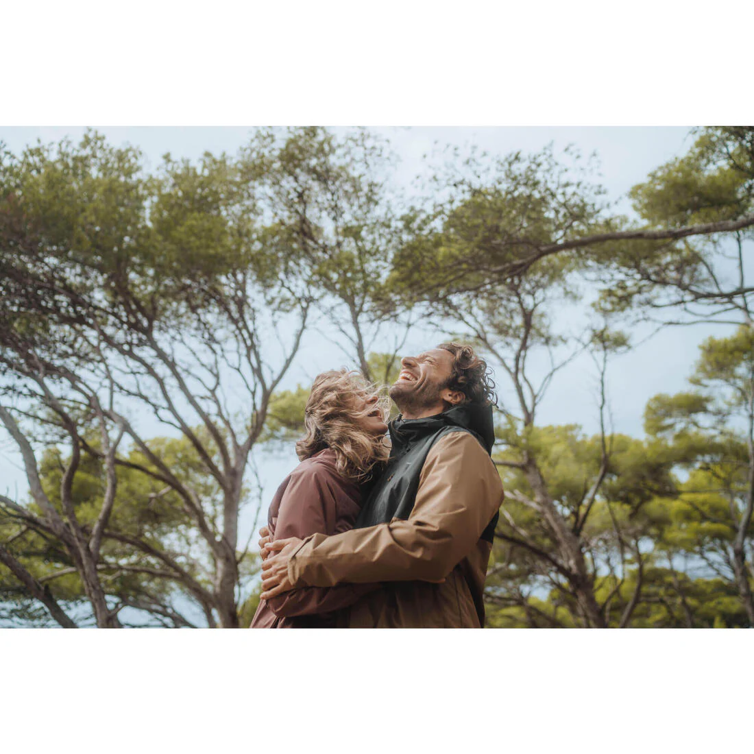 Chamarra impermeable beige y de senderismo para hombre NH500 - Image 37