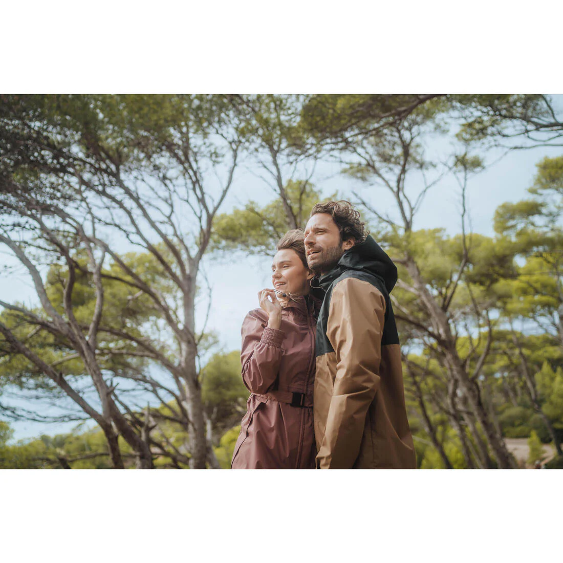 Chamarra impermeable beige y de senderismo para hombre NH500 - Image 39