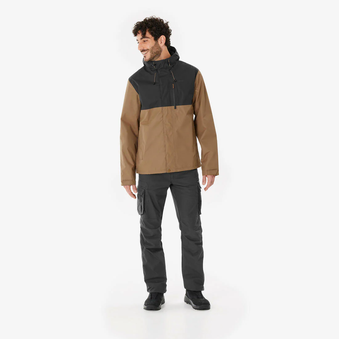 Chamarra impermeable beige y de senderismo para hombre NH500 - Image 7