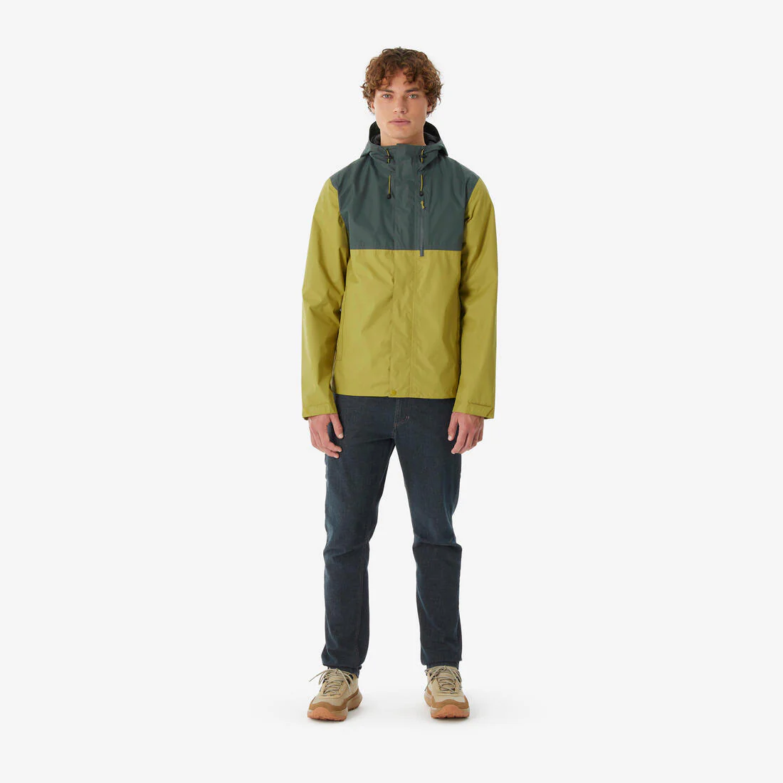Chamarra impermeable beige y de senderismo para hombre NH500 - Image 8