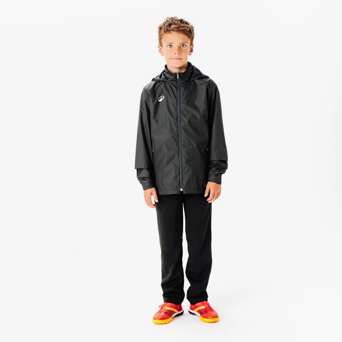 Chamarra impermeable de futbol negra Viralto Club - Image 2