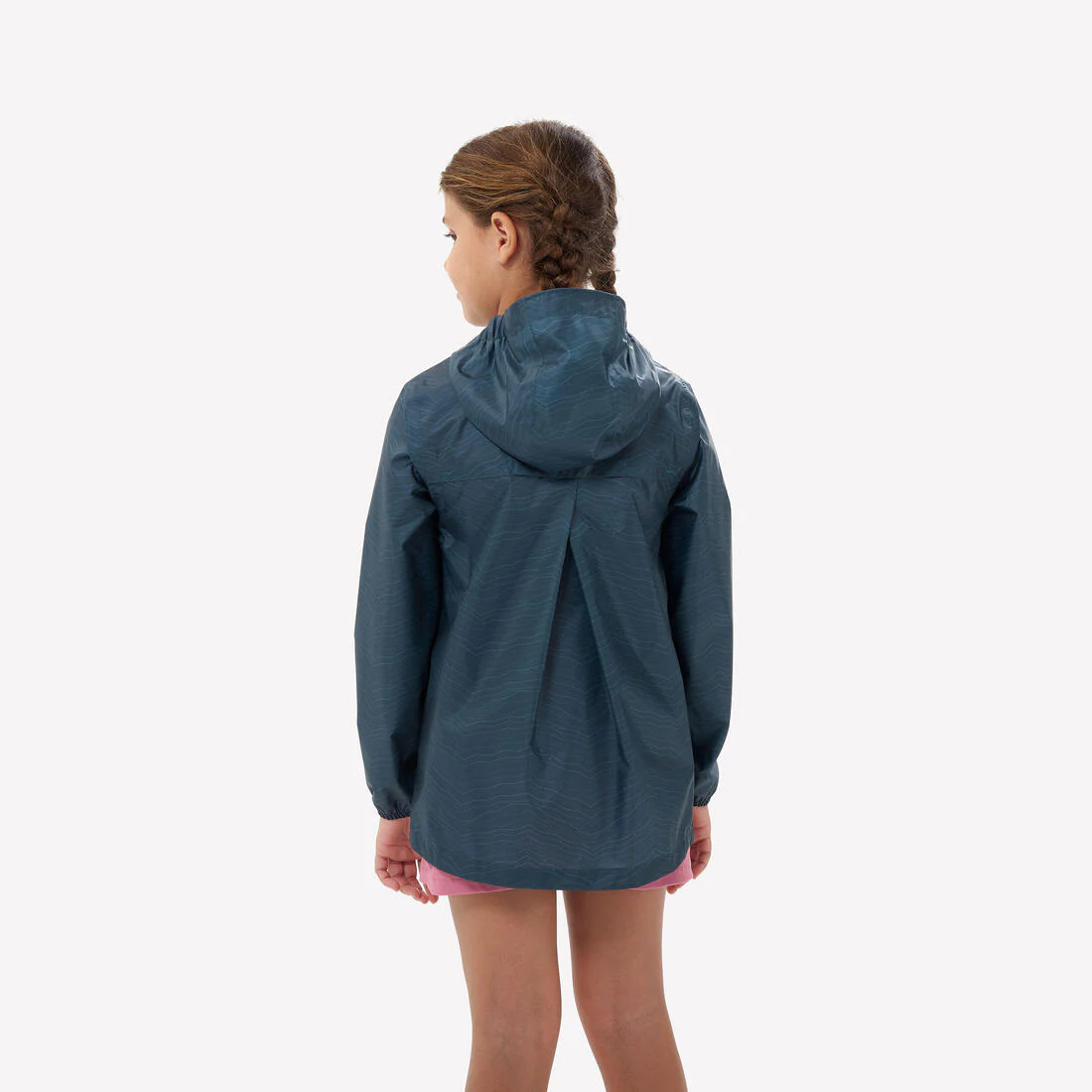 Chamarra impermeable de senderismo con cierre para niños de 7-15 años MH100 - Image 4
