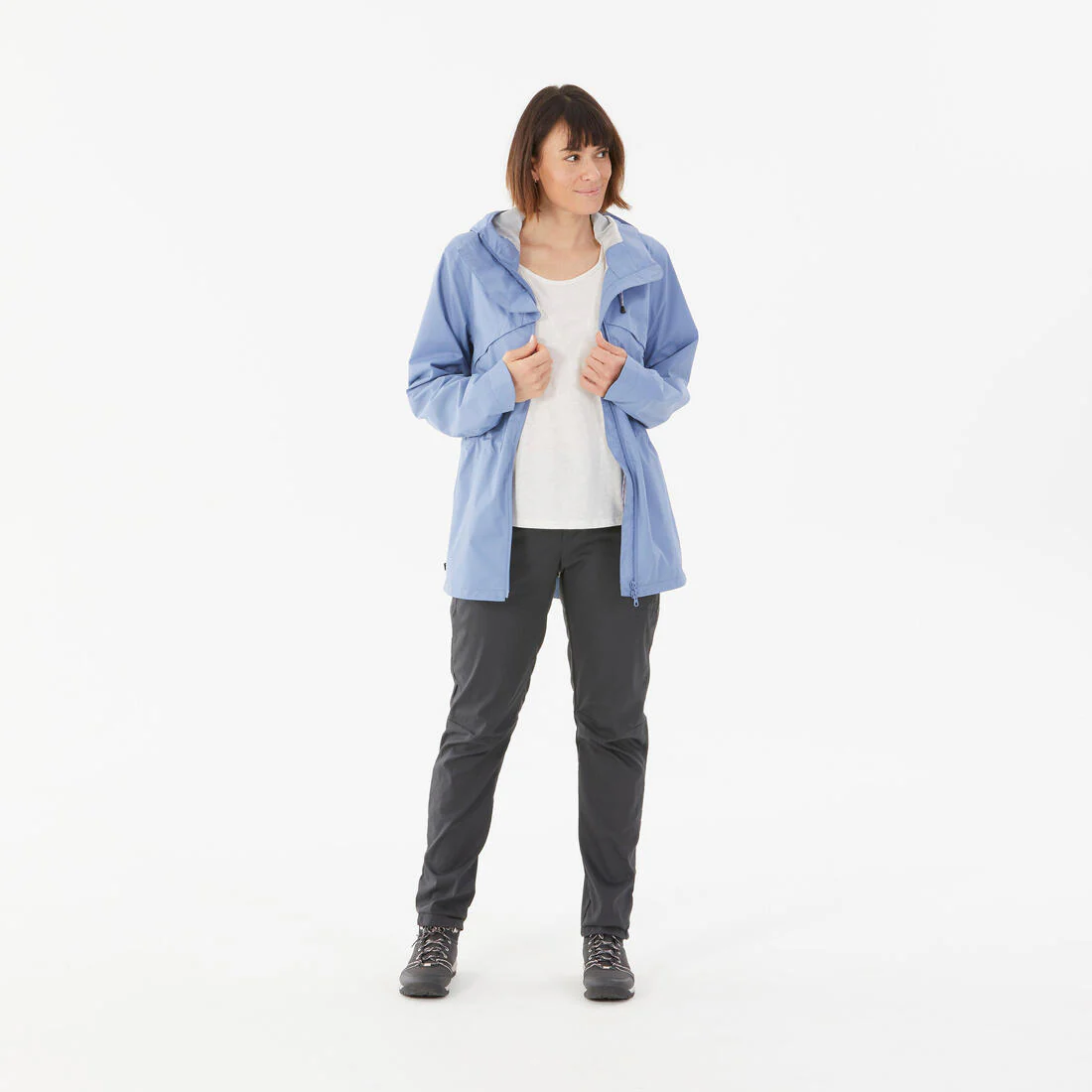 Chamarra impermeable de senderismo para mujer NH500 - Image 2