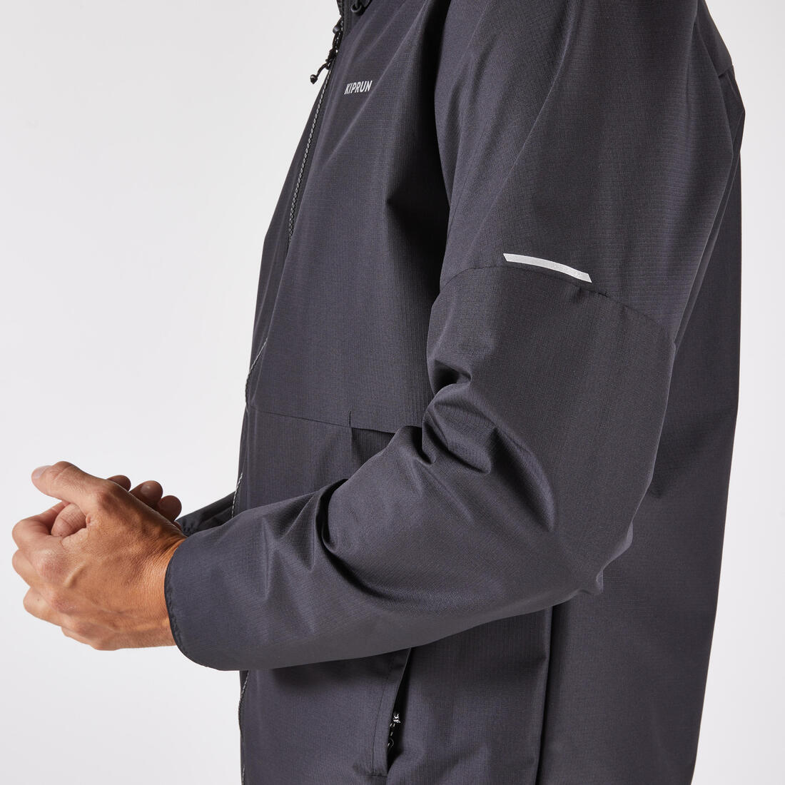 Chamarra impermeable Run 100 hombre negra - Image 6