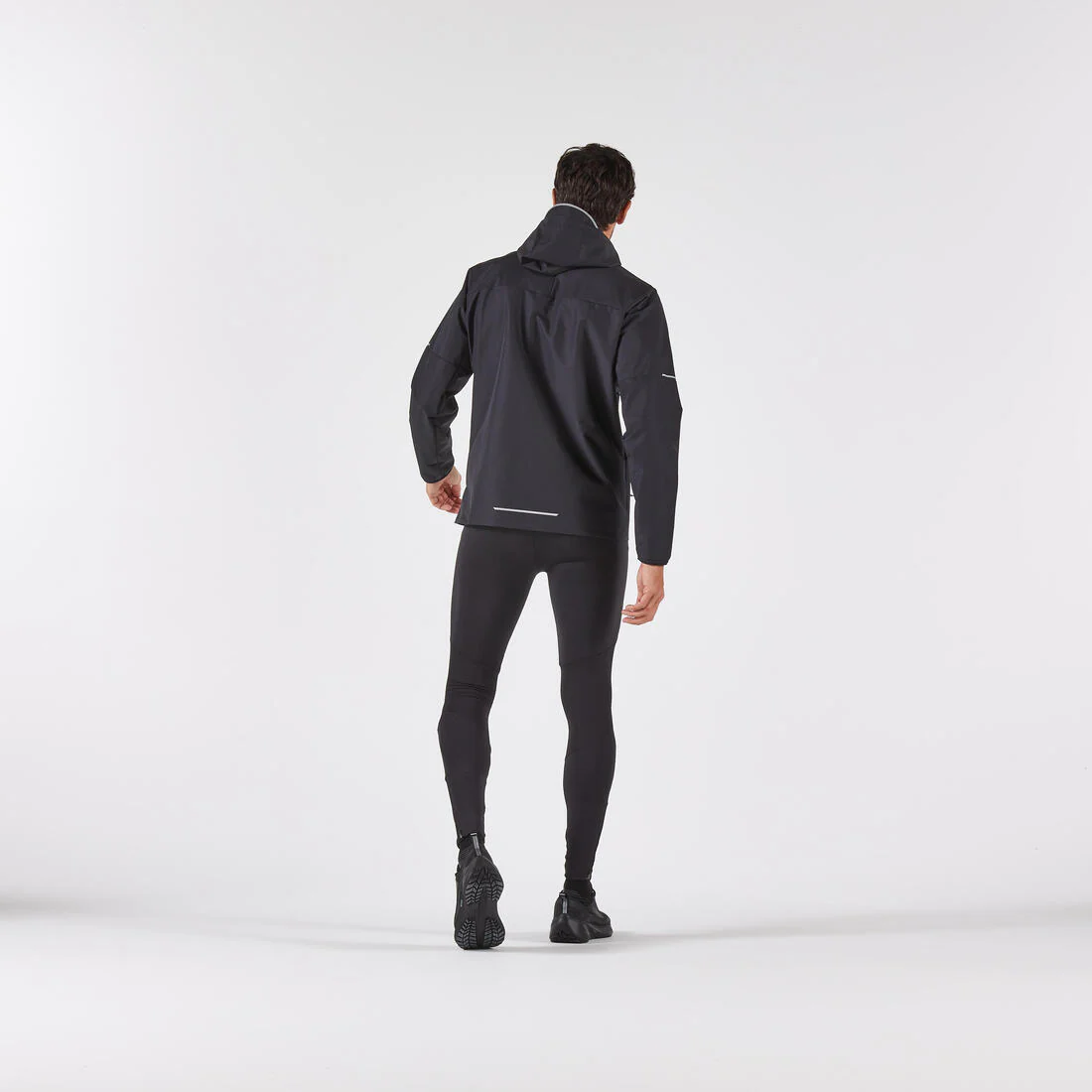Chamarra impermeable Run 100 hombre negra - Image 7
